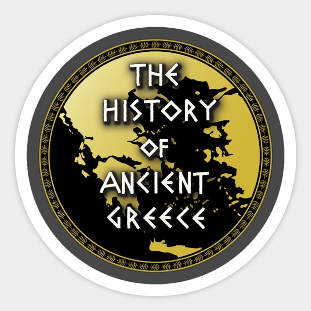 Logo Sticker by The History of Ancient Greece - Podcast